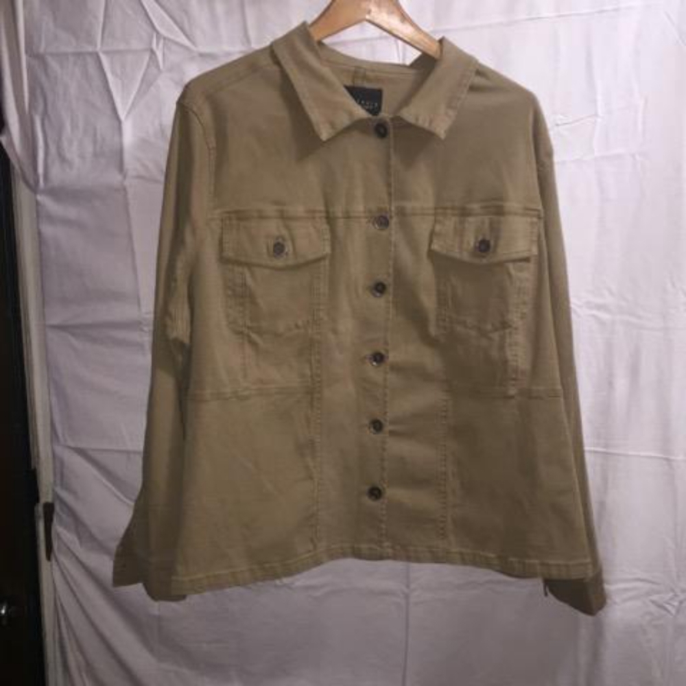 Casual Military Green Jacket